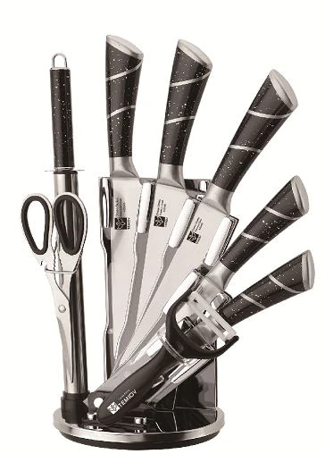 סט 8 סכינים איכותי + בסיס מסתובב /HR615-1