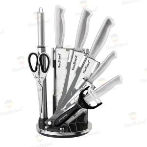 סט 8 סכינים איכותי + בסיס מסתובב HR617-1