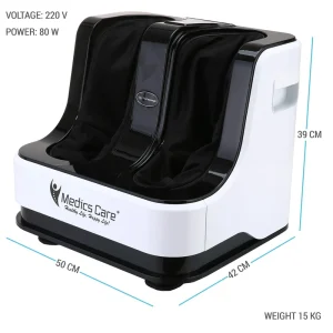 מכשיר עיסוי שיאצו 4 מנועי עיסוי בטכנולוגיה המתקדמת בעולם לעיסוי הרגליים Hi-Tech Series MC-8005A מבית Medics-Care