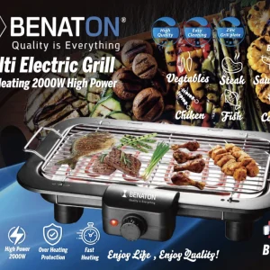 BT-6309 מנגל Multi Grill חשמלי ביתי מבית BENATON