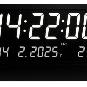 שעון קיר דיגיטלי עברית JH-8025