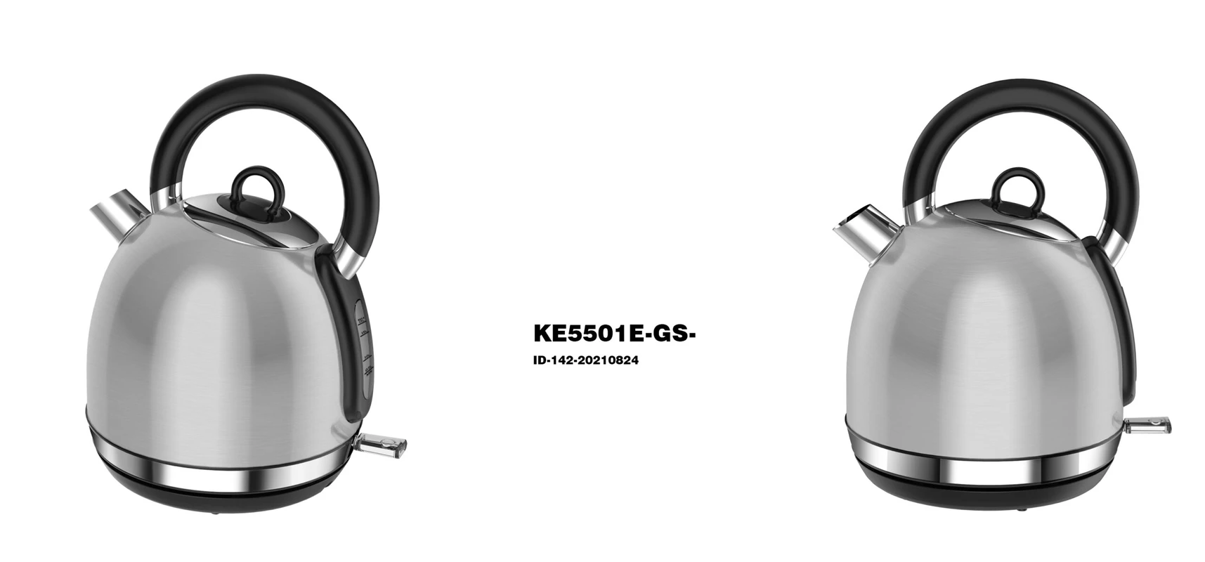 קומקום LUXURE BT- 8099 כסוף/לבן/אדום – תמונה 5