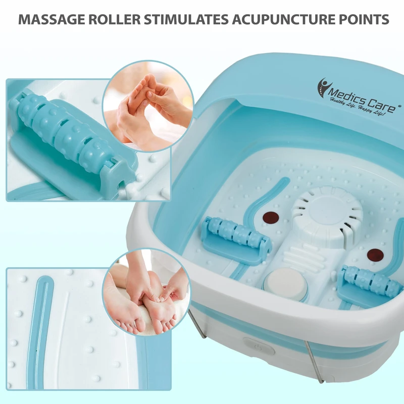 אמבט עיסוי ספא מתקפל חימום ובועות MC-609A מבית Medics Care – תמונה 8