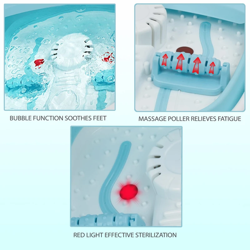 אמבט עיסוי ספא מתקפל חימום ובועות MC-609A מבית Medics Care – תמונה 7