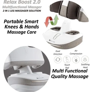 מכשיר עיסוי האלחוטי המתקדם בעולם RELAX BOOST 2.0 – היחידי שמתפרק ל-2 יחידות עצמאיות מבית Medics Care