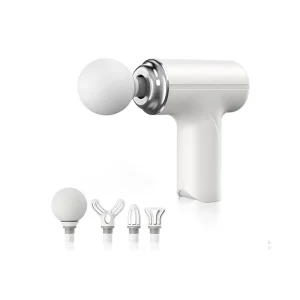 אקדח עיסוי מיני נטען עם 4 ראשים