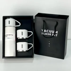 סט תרמי יוקרתי – בקבוק  + 2 כוסות