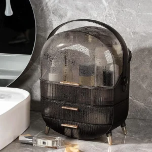 תיבת איפור מפוארת צבע שחור NY-9757