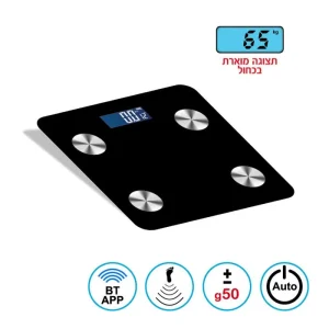משקל אדם דיגיטלי חכם עם אפליקציה