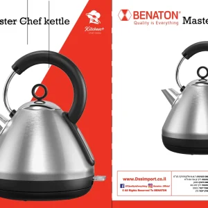 קומקום Fancy BT- 8088 כסוף/לבן/אדום