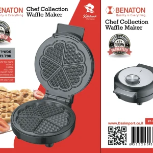 מכשיר להכנת וופל בלגי – לב BT-2507