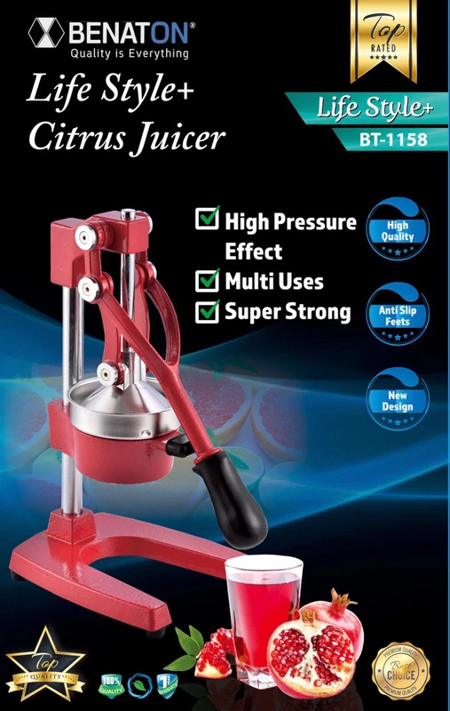 מסחטת מיץ מקורית ומקצועית לסחיטת הדרים ורימונים BENATON BT-1158 – תמונה 5