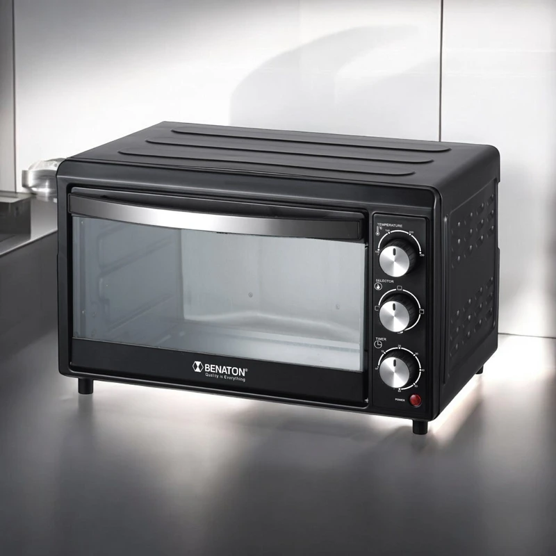 טוסטר אובן כולל תאורה 25 ליטר ברוטו BENATON BT-2500 – תמונה 2