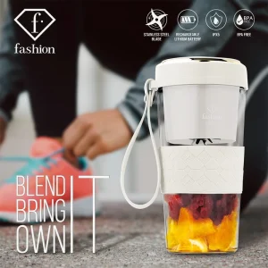 כוס שייקר נייד אלחוטי 400 מ"ל FASHION TV FTV0177