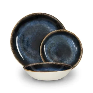 סט כלי אוכל 18 חלקים פורצלן BH10301 Berlinger haus Blue