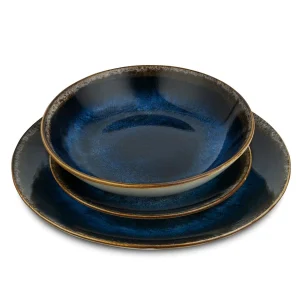 סט כלי אוכל 18 חלקים פורצלן BH10301 Berlinger haus Blue