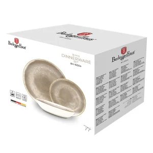 סט כלי אוכל 18 חלקים פורצלן BH10304 Berlinger haus Champagne