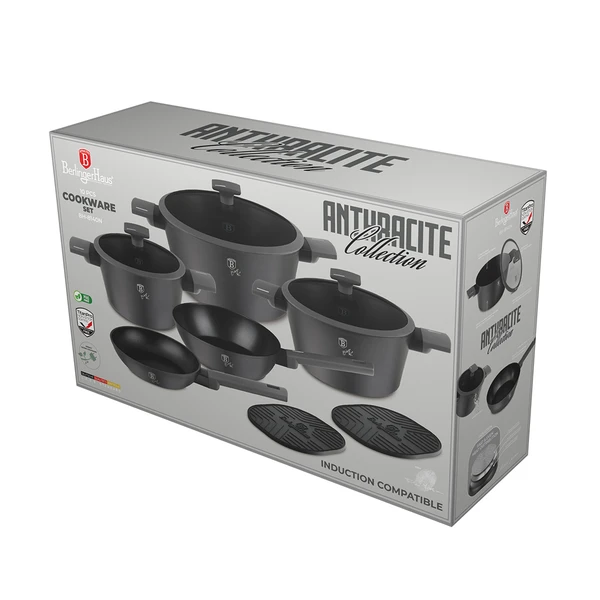 סט סירים ומחבתות 10 חלקים Berlinger Haus BH8140 – תמונה 3