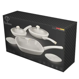 סט מחבתות עם מכסים Fashion Tv Berlinger haus  FTV-0086