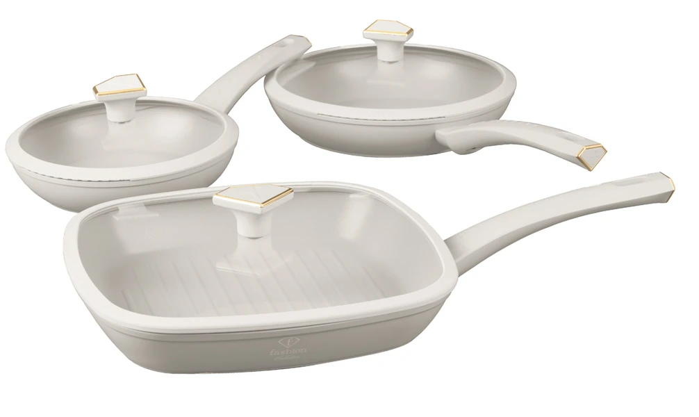 סט מחבתות עם מכסים Fashion Tv Berlinger haus FTV-0086 – תמונה 3