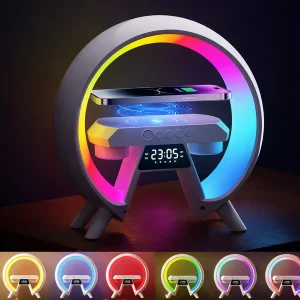 רמקול Bluetooth עם תאורת אווירה וטעינה אלחוטית NY-G6A