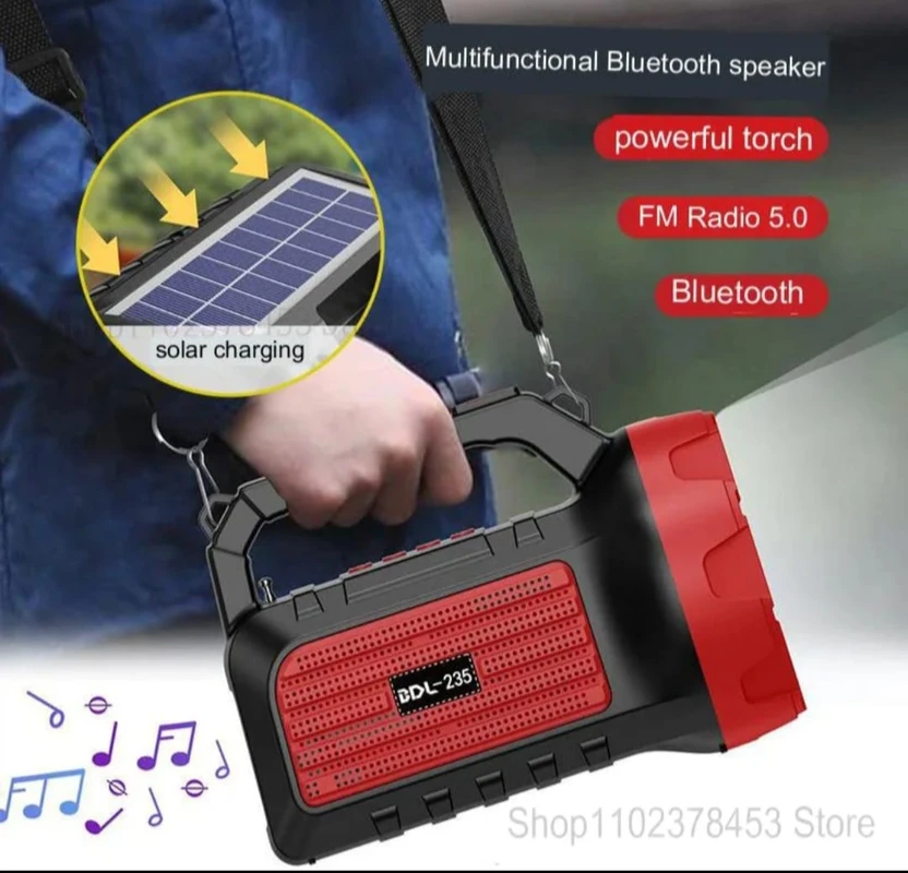 פנס+רמקול NY4304