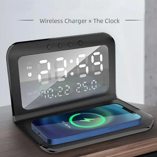 מטען אלחוטי +שעון NY-5521