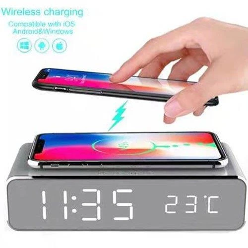 שעון מעורר עם טעינה אלחוטית NY-5992