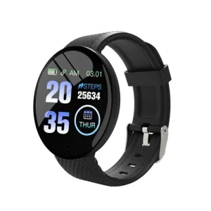 שעון ספורט עם מסך עגול