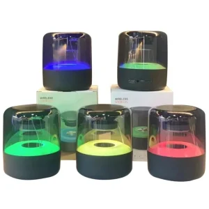 רמקול Bluetooth קומפקטי עם תאורת NY-7704 LED