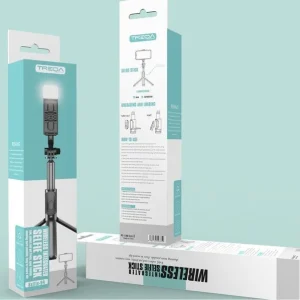 מקל סלפי עם תאורה TREQA selfie-04