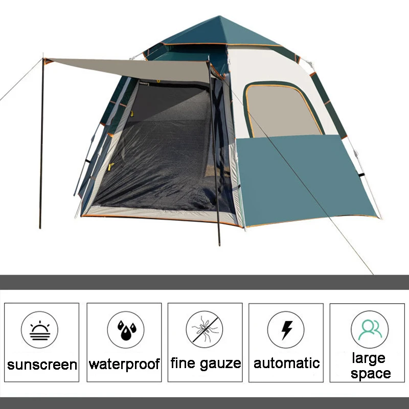 אוהל קמפינג ענק 5-8 אנשים American Camping 280240 – תמונה 4