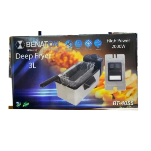 סיר טיגון עמוק צ'יפסר 3 ל' איכותי מבית BENATON דגם BT-4055