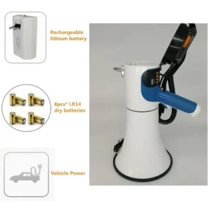 מגפון נטען +USB+בלוטוס