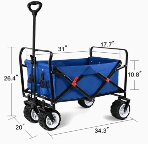 עגלת קמפינג מקצועית מתקפלת American Camping JX005