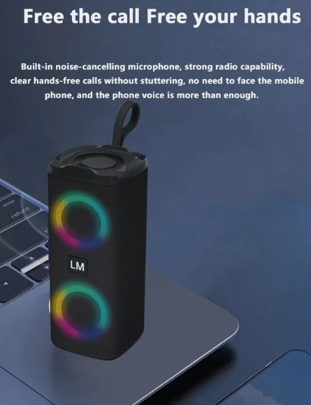 רמקול בלוטות-תאורה NY3588 – תמונה 2