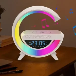 שעון רמקול משולב טעינה אלחוטית NY-5025